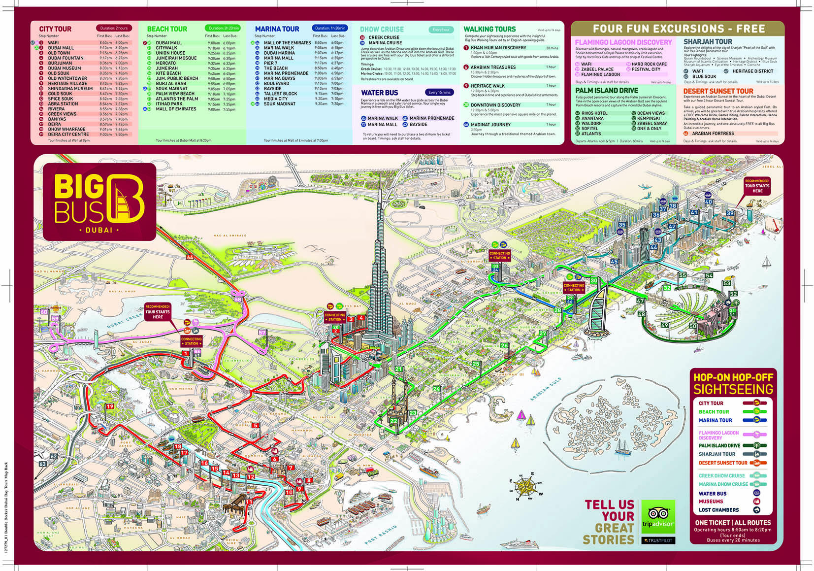dubai tourist attractions map