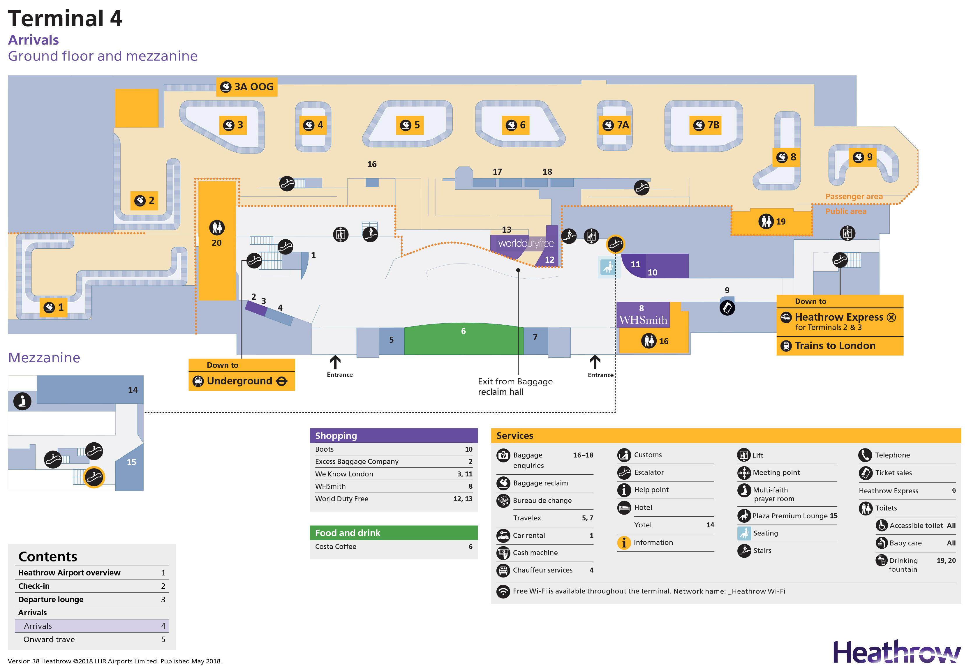 LHR Terminal Map