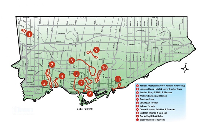 map of toronto tourist attractions