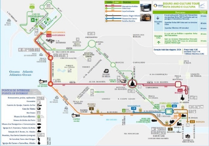 Porto Transport Map Small 